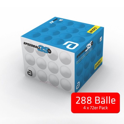 Andro Speedball 3S white 4-pack (288)