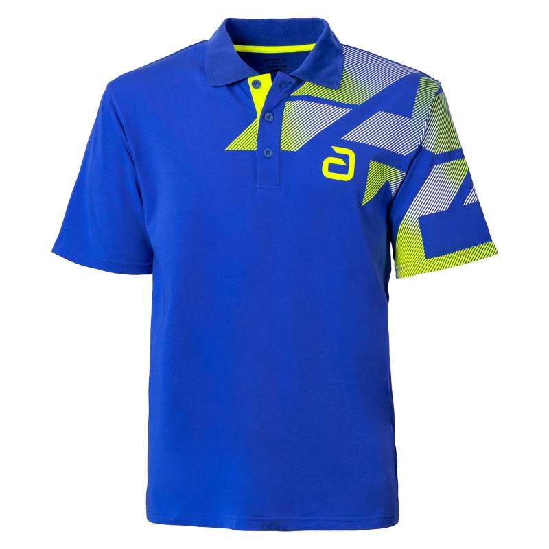 Andro Shirt Benzon Cotton blue/yellow