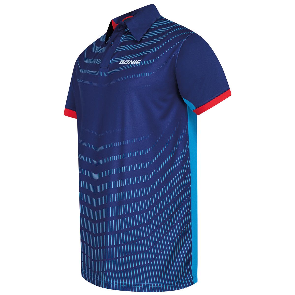 Donic shirt Kava marine/red