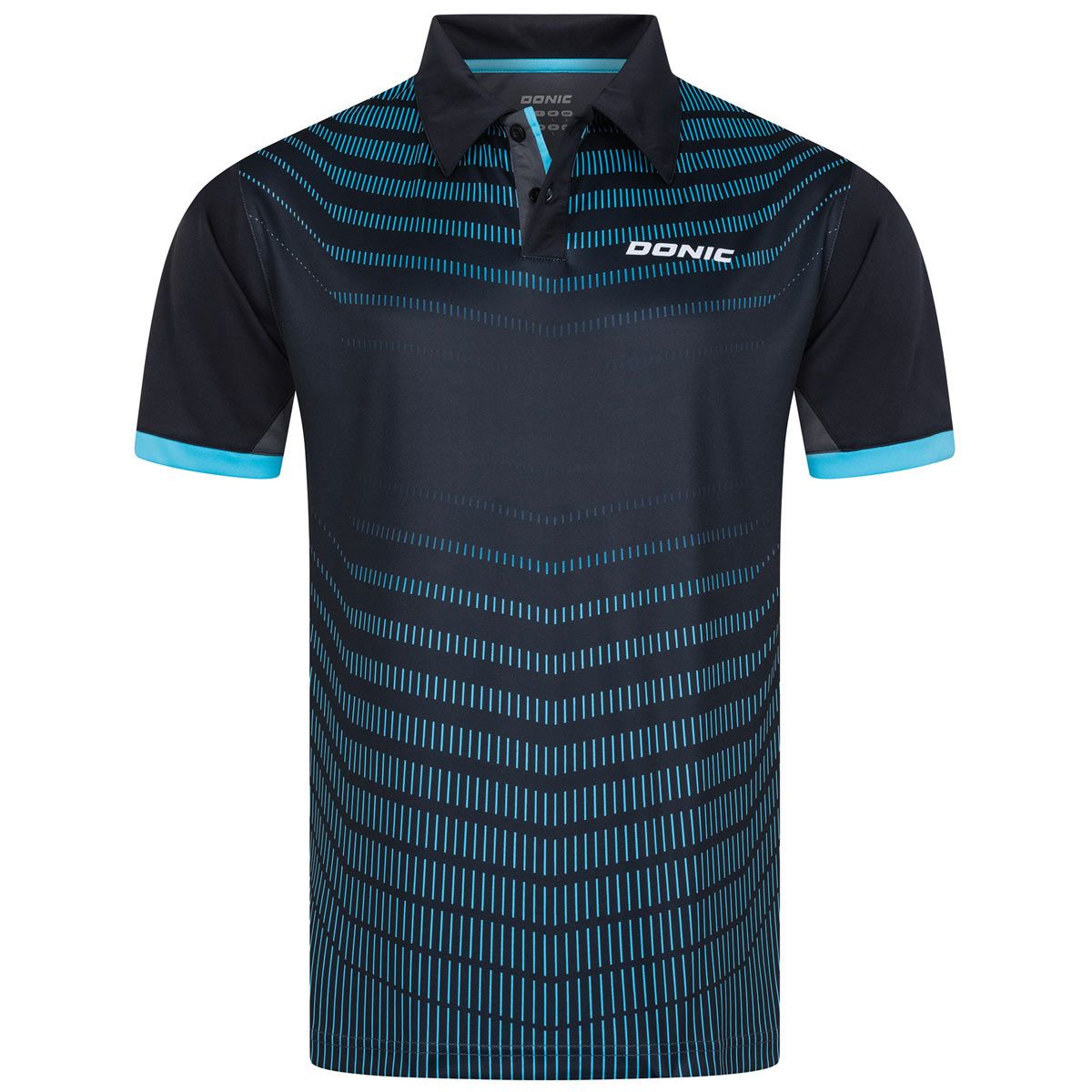 Donic shirt Kava black/cyan