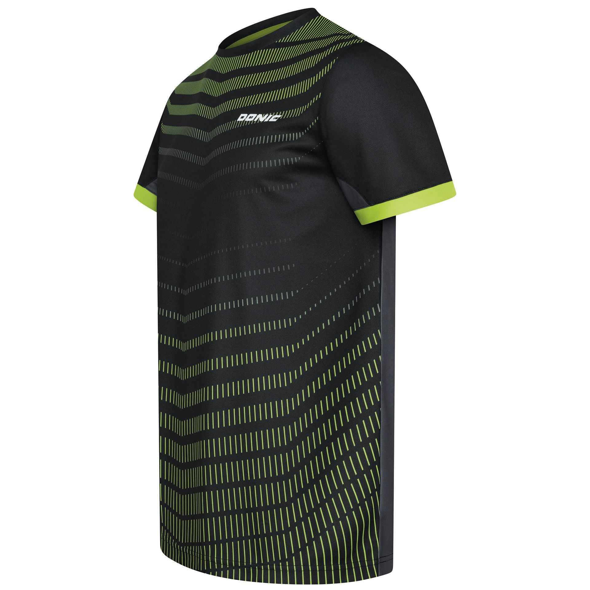 Donic t-shirt Nexis black/anthracite/lime