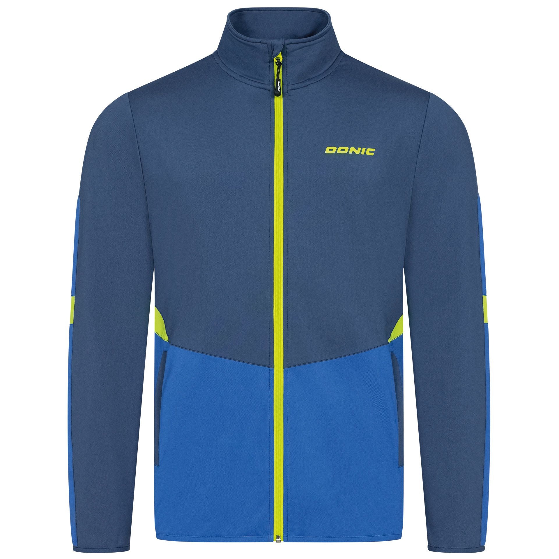 Donic Tracksuitjacket Trail Junior navy/royalblue/lime