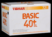 Tibhar Ball Basic 40+ SL white (72)